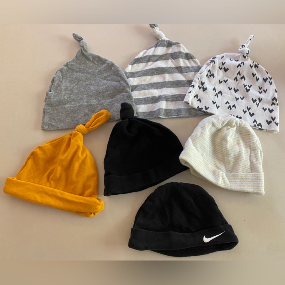 Newborn Baby Hats - Pack of 7